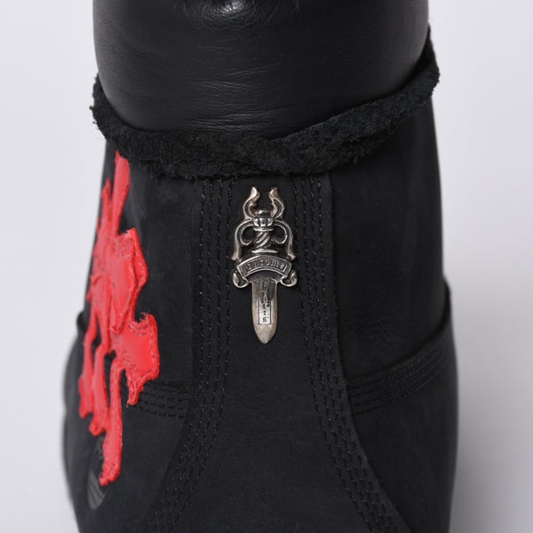 New and unused CHROME HEARTS × Timberland 6 inch boots 10073 Size 14M Cross patch 12 patches Used 4a001330