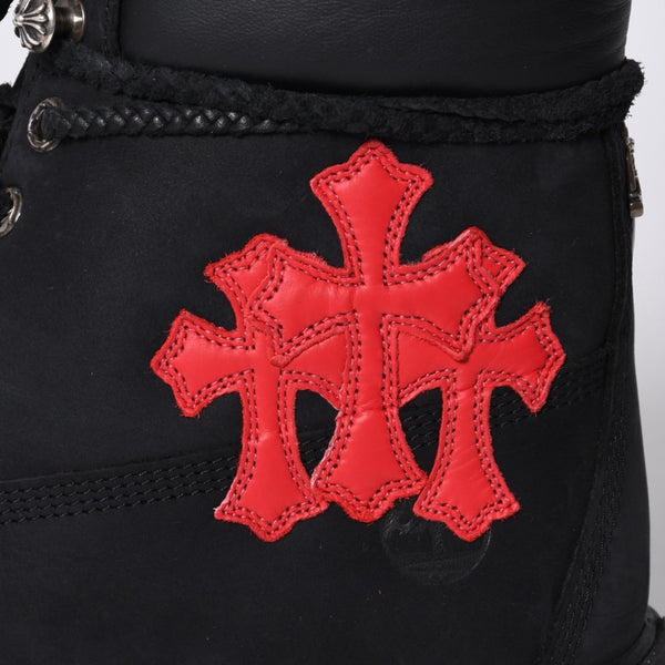 New and unused CHROME HEARTS × Timberland 6 inch boots 10073 Size 14M Cross patch 12 patches Used 4a001330