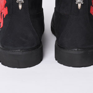 New and unused CHROME HEARTS × Timberland 6 inch boots 10073 Size 14M Cross patch 12 patches Used 4a001330