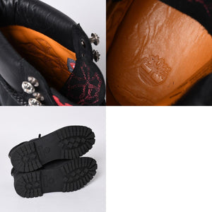 New and unused CHROME HEARTS × Timberland 6 inch boots 10073 Size 14M Cross patch 12 patches Used 4a001330