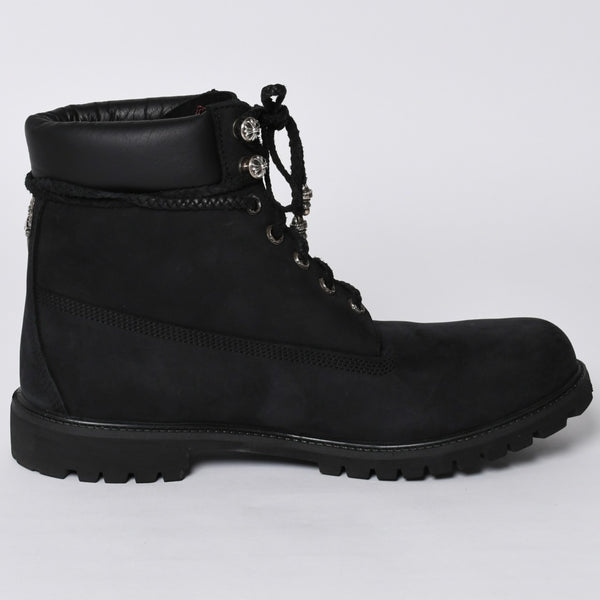 New and unused CHROME HEARTS × Timberland 6 inch boots 10073 Size 14M Cross patch 12 patches Used 4a001330