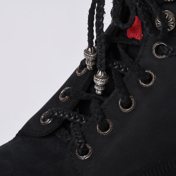 New and unused CHROME HEARTS × Timberland 6 inch boots 10073 Size 14M Cross patch 12 patches Used 4a001330