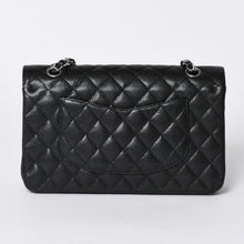 画像をギャラリービューアに読み込む, 極美品 CHANEL シャネル マトラッセ25 Wフラップ Wチェーンショルダーバッグ 14番台 キャビアスキン シルバー金具 中古 4a001340