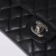 画像をギャラリービューアに読み込む, 極美品 CHANEL シャネル マトラッセ25 Wフラップ Wチェーンショルダーバッグ 14番台 キャビアスキン シルバー金具 中古 4a001340