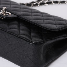 画像をギャラリービューアに読み込む, 極美品 CHANEL シャネル マトラッセ25 Wフラップ Wチェーンショルダーバッグ 14番台 キャビアスキン シルバー金具 中古 4a001340