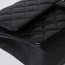 画像をギャラリービューアに読み込む, 極美品 CHANEL シャネル マトラッセ25 Wフラップ Wチェーンショルダーバッグ 14番台 キャビアスキン シルバー金具 中古 4a001340