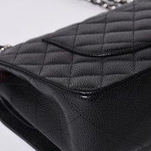 画像をギャラリービューアに読み込む, 極美品 CHANEL シャネル マトラッセ25 Wフラップ Wチェーンショルダーバッグ 14番台 キャビアスキン シルバー金具 中古 4a001340