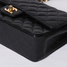 画像をギャラリービューアに読み込む, 極美品 CHANEL シャネル マトラッセ25 Wフラップ Wチェーンショルダーバッグ 10番台 キャビアスキン ゴールド金具 中古 4a001339