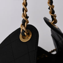画像をギャラリービューアに読み込む, 新品同様 CHANEL シャネル シャネル25 スモール ハンドバッグ AS5293 ランダム番台 ココマーク キャビアスキン ブラック 中古 4a001335