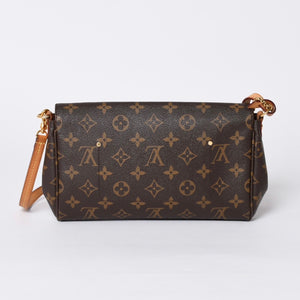 Very Good Condition LOUIS VUITTON Monogram Favorite MM Shoulder Bag M40718 Brown Gold Hardware Used 4a001281