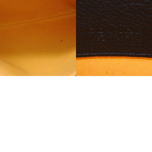 Very Good Condition GOYARD Clutch Bag Handbag Sena MM Black Black/PVC/Leather Top Zipper Coated Canvas Body Good Condition