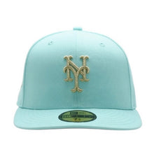 画像をギャラリービューアに読み込む, 新品未使用 NEWERA ニューエラ 5950 NEYMETCO 50TH BLUTINT UV GRY 59FIFTY ライトブルー 7 1/8サイズ ニューヨークメッツ 中古 4a001309