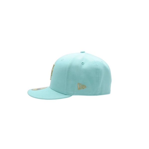 New and unused NEWERA New Era 5950 NEYMETCO 50TH BLUTINT UV GRY 59FIFTY Light Blue 7 1/8 size New York Mets Used 4a001309