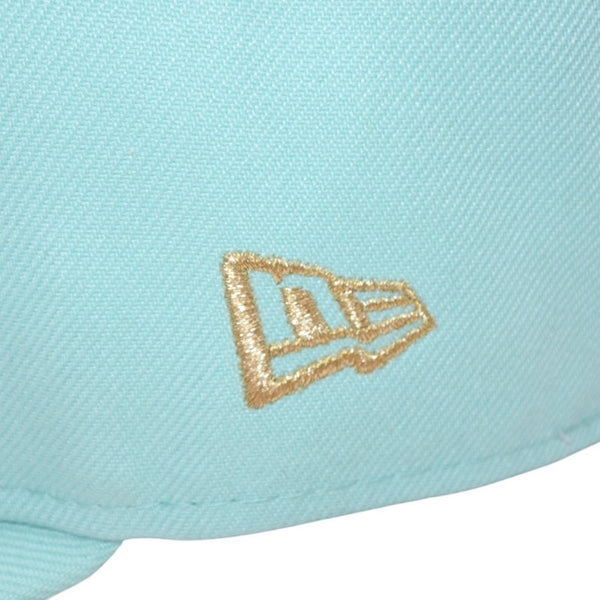 New and unused NEWERA New Era 5950 NEYMETCO 50TH BLUTINT UV GRY 59FIFTY Light Blue 7 1/8 size New York Mets Used 4a001309