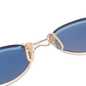 Jean Paul Gaultier ジャンポール ゴルチェ サングラス アイウェア 56-0104 シルバー ブルー クリア プラスチック メタル 美品 中古 4a001344
