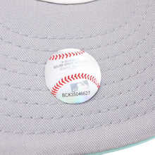 画像をギャラリービューアに読み込む, 新品未使用 NEWERA ニューエラ 5950 NEYMETCO 50TH BLUTINT UV GRY 59FIFTY ライトブルー 7 1/8サイズ ニューヨークメッツ 中古 4a001309