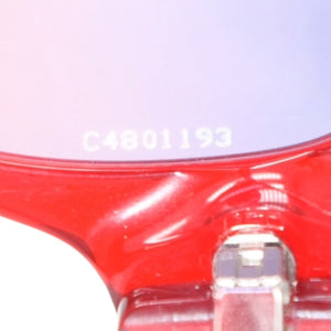 Very Good Condition CHANEL Sunglasses Eyewear 5060-B c.722/12 Size 55□16 135 Coco Mark Rhinestone Clear Red Used 4a001353