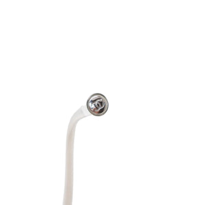 極美品 CHANEL シャネル リムレス シールド サングラス アイウェア 4029 c.159/6I サイズ120 ココマーク シルバー クリア 中古 4a001387