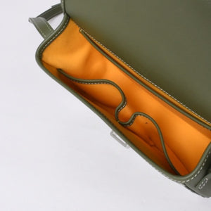 Like new GOYARD Belvedere PM Bag Shoulder Bag 24 Years Limited Limited Color Khaki PVC Coated Canvas Leather Used 4a001236