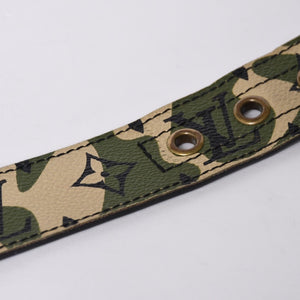 LOUIS VUITTON Belt Suntulle Monogram Moflage Takashi Murakami Size 90 M9646U Gold hardware Good Condition Used 4a001360