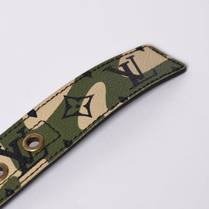 LOUIS VUITTON Belt Suntulle Monogram Moflage Takashi Murakami Size 90 M9646U Gold hardware Good Condition Used 4a001360