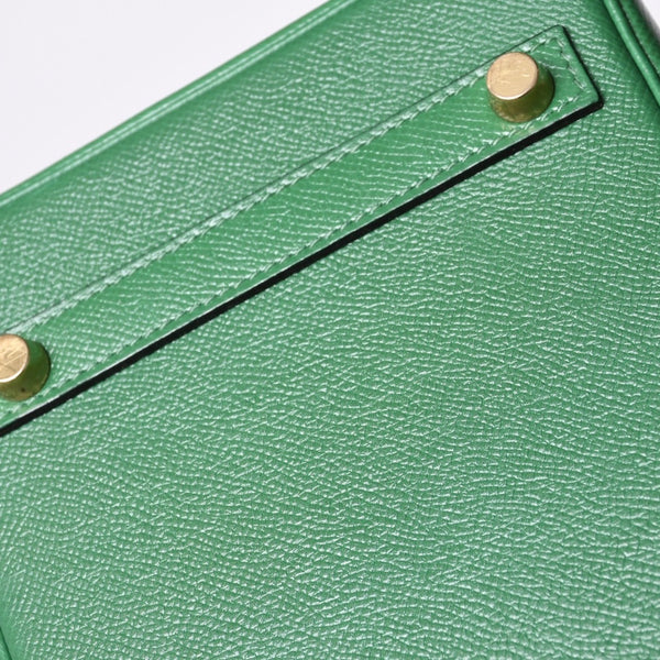 Very Good Condition HERMES BIRKIN 30 Handbag Couchevel Green GD Hardware 〇Z Stamp Made in 1996 Used 4a001355