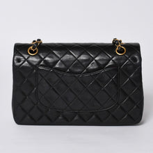 画像をギャラリービューアに読み込む, 極美品 CHANEL シャネル マトラッセ25 Wフラップ Wチェーンショルダーバッグ 4番台 ココマーク ラムスキン ブラック中古 4a001342