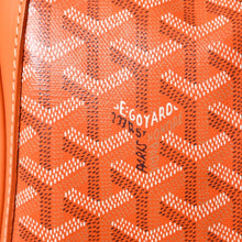 画像をギャラリービューアに読み込む, 新品未使用 GOYARD ゴヤール クロワジュール45 ボストンバッグ トラベルバッグ オレンジ PVC レザー シルバー金具 中古 4a000983
