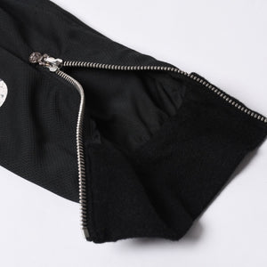 クロムハーツ CHROME HEARTS トラックジャケット オールドイングリッシュ ダブルジップ ブラック 黒 Sサイズ 美品中古 4a001419