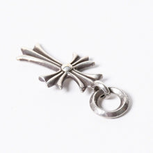 画像をギャラリービューアに読み込む, 極美品 CHROME HEARTS クロムハーツ CH TINY CROSS タイニークロス チャーム ネックレス シルバー925 3.4g 中古 4a001401