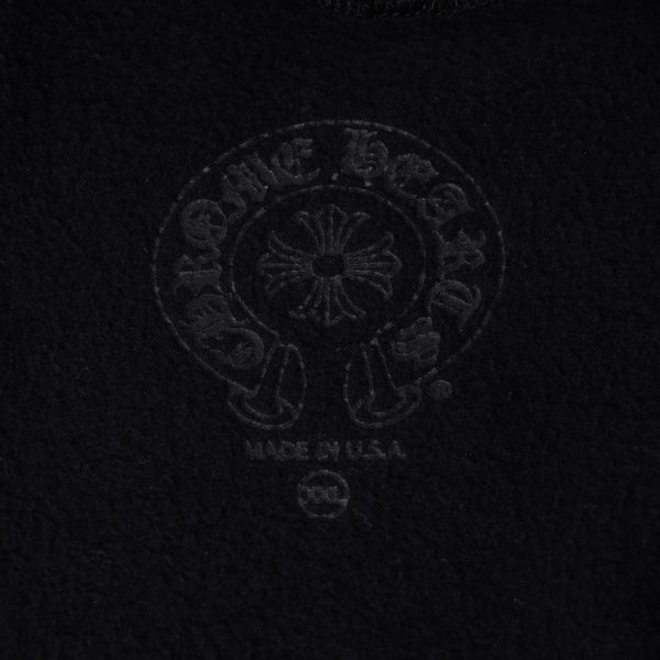 CHROME HEARTS Old English Logo Dagger Zip Zip Up Hoodie Black Good Condition Used 4a001356