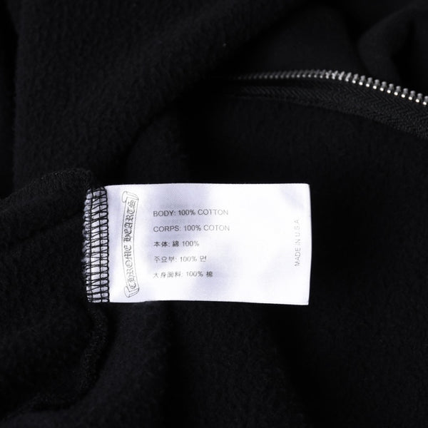 CHROME HEARTS Old English Logo Dagger Zip Zip Up Hoodie Black Good Condition Used 4a001356