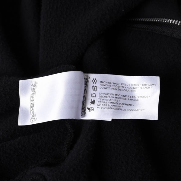 CHROME HEARTS Old English Logo Dagger Zip Zip Up Hoodie Black Good Condition Used 4a001356