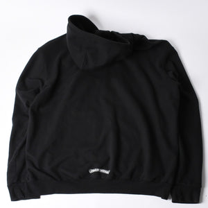 CHROME HEARTS Old English Logo Dagger Zip Zip Up Hoodie Black Good Condition Used 4a001356