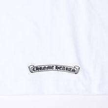 画像をギャラリービューアに読み込む, 新品未使用品 CHROME HEARTS クロムハーツ 半袖Tシャツ バックスクロールロゴプリント サイズL ホワイト 中古 4a001381