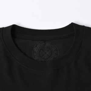 New and unused CHROME HEARTS × YUNGBLUD × Aerosmith × Joefoti Black short sleeve T-shirt Used 4a001382