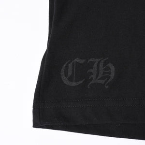 New and unused CHROME HEARTS × YUNGBLUD × Aerosmith × Joefoti Black short sleeve T-shirt Used 4a001382