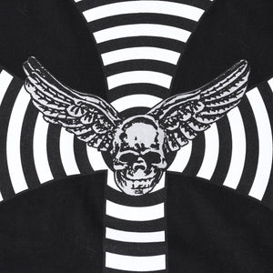 New and unused CHROME HEARTS × YUNGBLUD × Aerosmith × Joefoti Black short sleeve T-shirt Used 4a001382