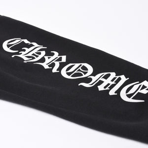 CHROME HEARTS Old English Logo Dagger Zip Zip Up Hoodie Black Good Condition Used 4a001356