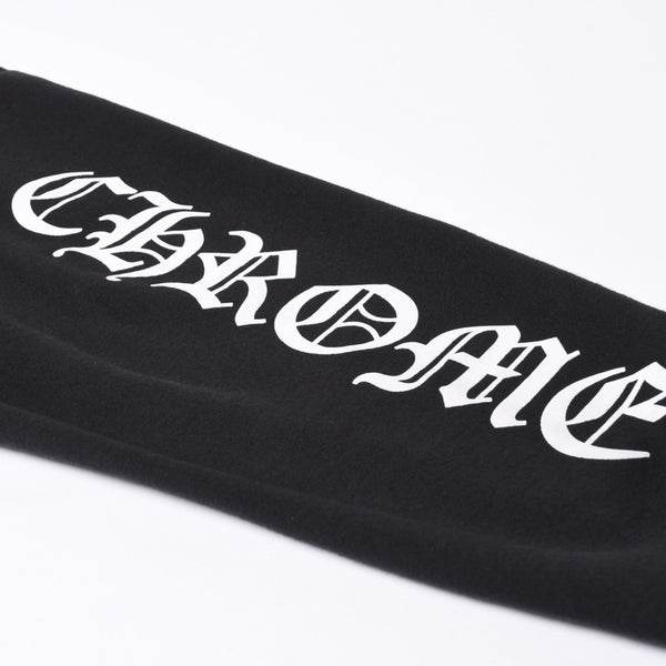 CHROME HEARTS Old English Logo Dagger Zip Zip Up Hoodie Black Good Condition Used 4a001356