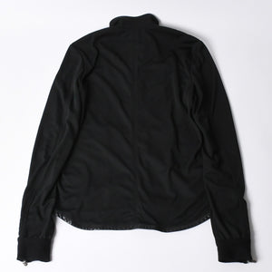 クロムハーツ CHROME HEARTS トラックジャケット オールドイングリッシュ ダブルジップ ブラック 黒 Sサイズ 美品中古 4a001419