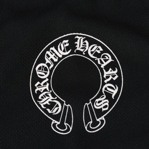 クロムハーツ CHROME HEARTS トラックジャケット オールドイングリッシュ ダブルジップ ブラック 黒 Sサイズ 美品中古 4a001419