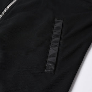 クロムハーツ CHROME HEARTS トラックジャケット オールドイングリッシュ ダブルジップ ブラック 黒 Sサイズ 美品中古 4a001419