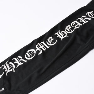 クロムハーツ CHROME HEARTS トラックジャケット オールドイングリッシュ ダブルジップ ブラック 黒 Sサイズ 美品中古 4a001419