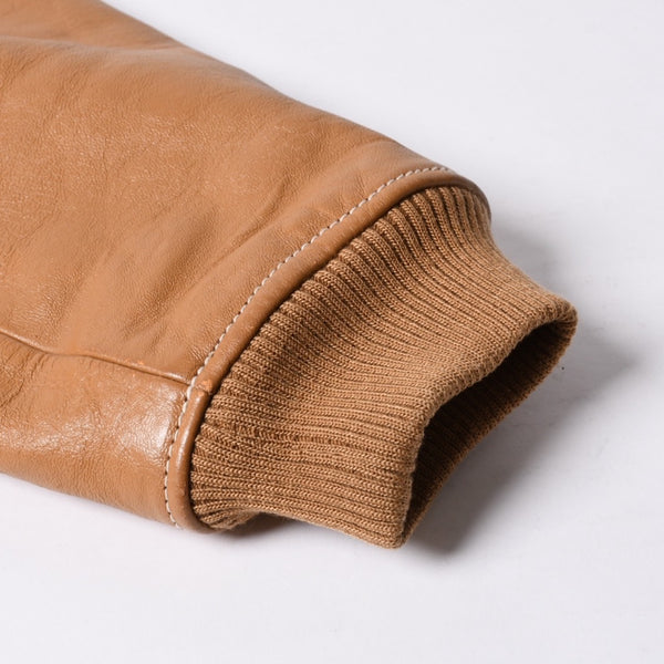 RocaweaR ロカウェア レザージャケット Over size leather blouson Brown ブラウン XLサイズ 美品 中古 4a00369