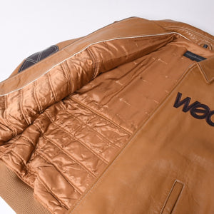 RocaweaR ロカウェア レザージャケット Over size leather blouson Brown ブラウン XLサイズ 美品 中古 4a00369