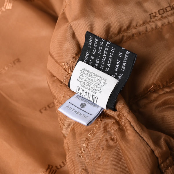 RocaweaR ロカウェア レザージャケット Over size leather blouson Brown ブラウン XLサイズ 美品 中古 4a00369