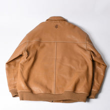 画像をギャラリービューアに読み込む, RocaweaR ロカウェア レザージャケット Over size leather blouson Brown ブラウン XLサイズ 美品 中古 4a00369