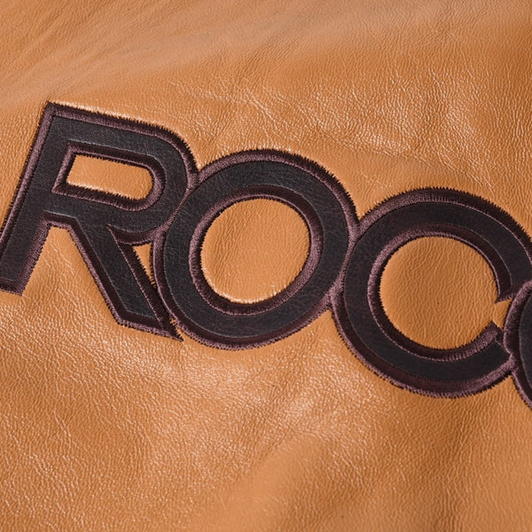 RocaweaR ロカウェア レザージャケット Over size leather blouson Brown ブラウン XLサイズ 美品 中古 4a00369