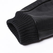 画像をギャラリービューアに読み込む, PRADA プラダ Black ブラック Leather Jacket レザージャケット Size50 サイズ50 CN 180/100 A 美品 中古 4a000484